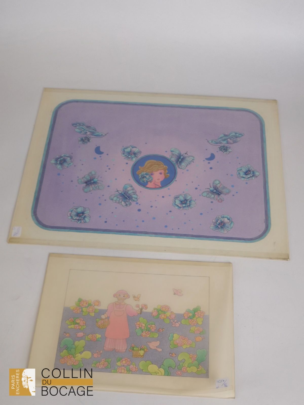 Null 插图
埃莱娜-布罗歇（1948-2023） 
戴奖章的孩子 
纸上墨水、铅笔、水粉和水彩，右下方有签名 
34 x 44 厘米 

动物和植物 
纸面&hellip;