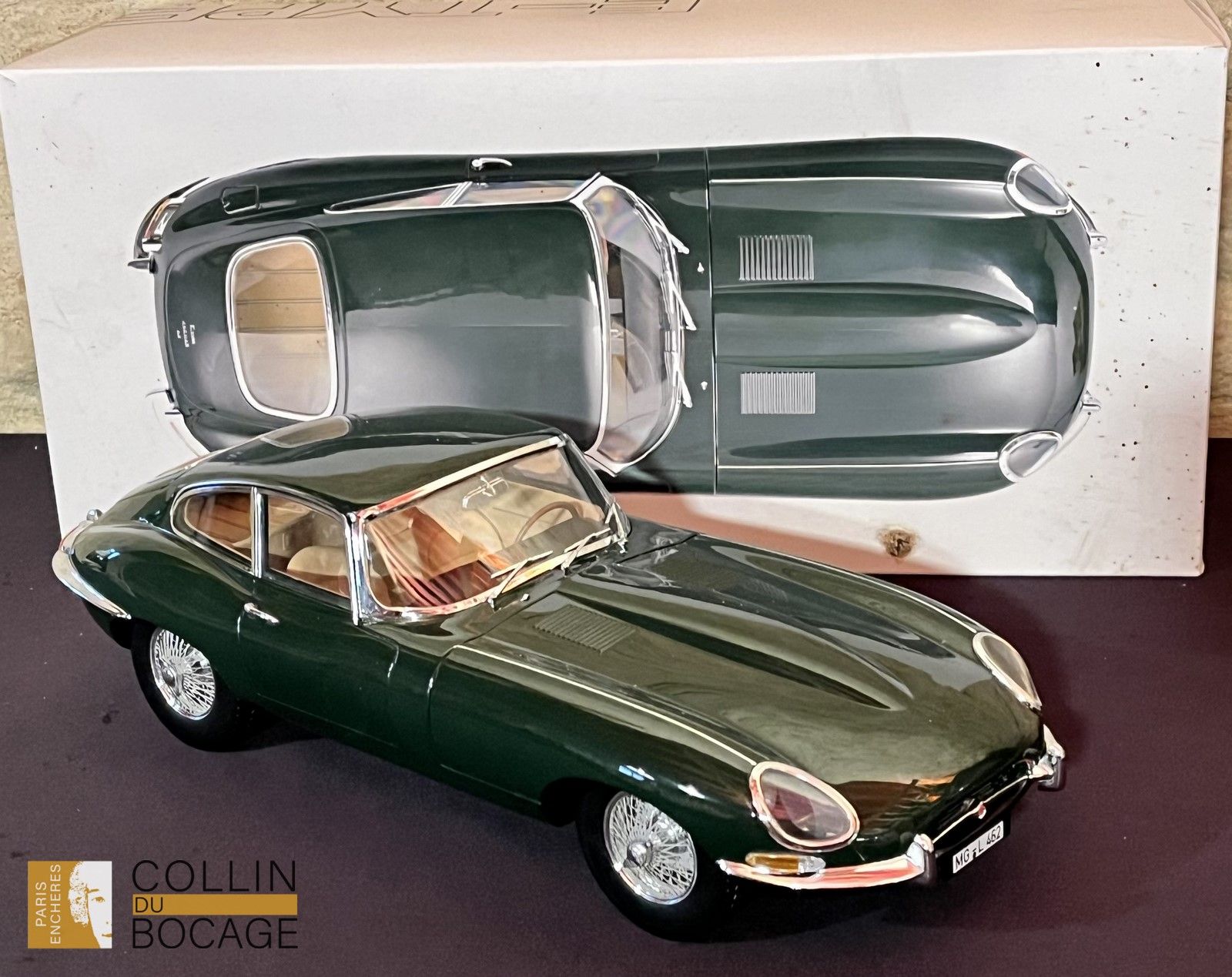 Null 1/12, NOREV, Jaguar Coupé E-Type englisch grün Modell 1961.
Limitierte Seri&hellip;