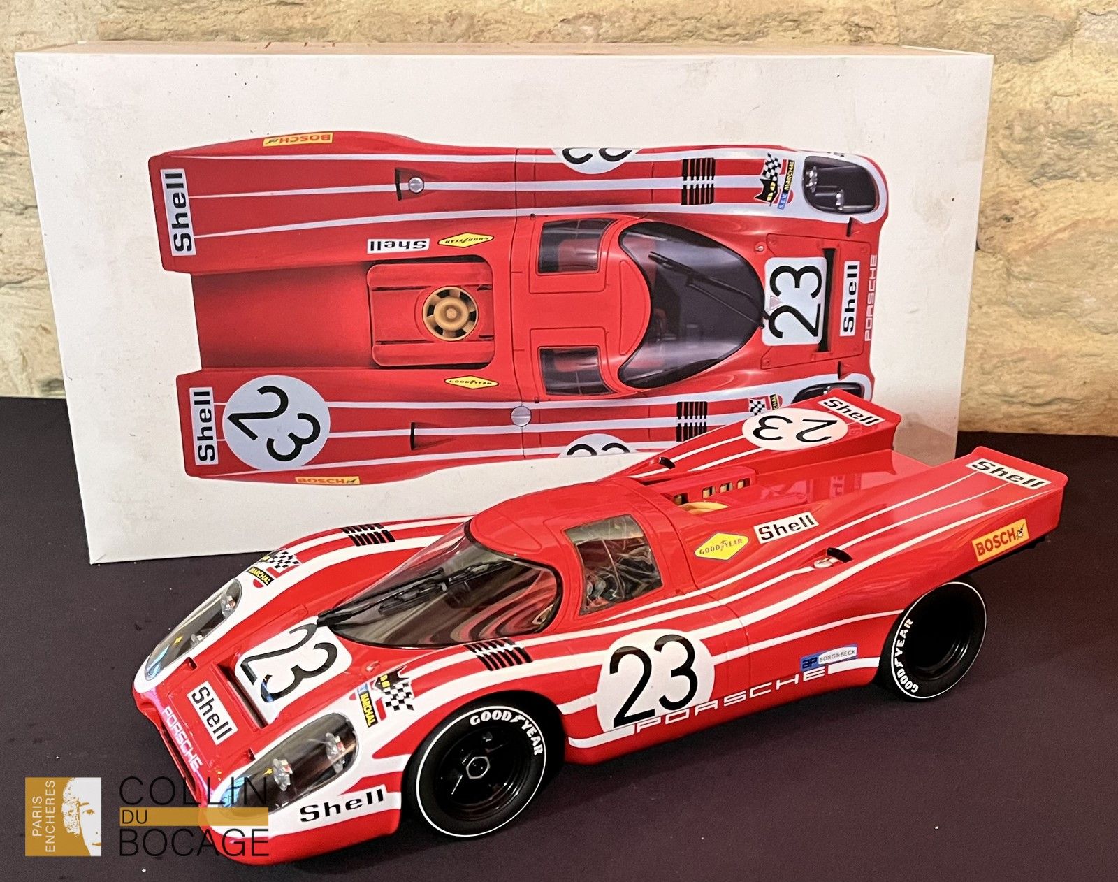 Null 1/12, NOREV, Porsche 917 K rot mit weißen Streifen N°23 Sieger Le Mans 971
&hellip;