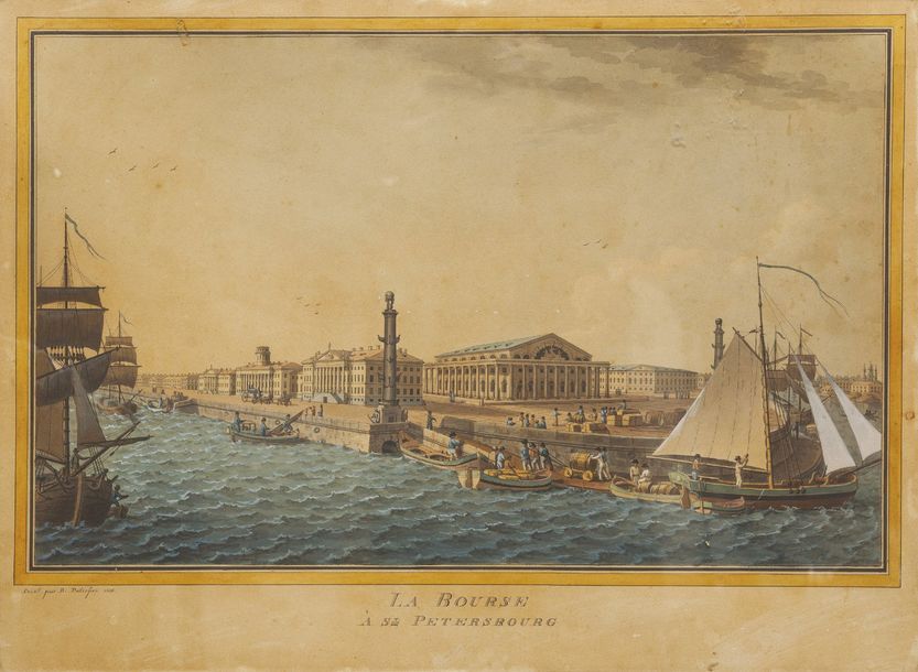 Null Benjamin Paterssen (Petersen). La Bourse à St Petersbourg. 1806.

Encre, aq&hellip;