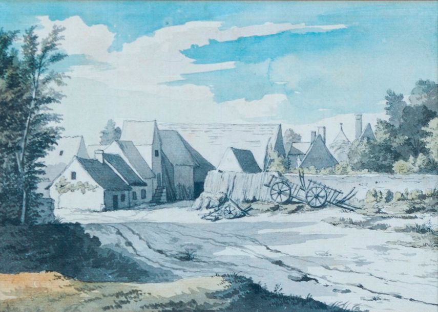 Null Ecole FRANCAISE du XVIIIème siècle

Vue du hameau de la Trousse

Plume et e&hellip;