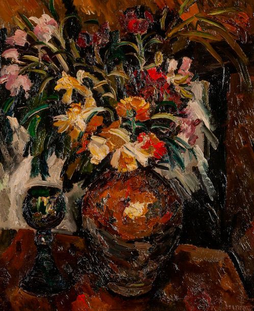 Null PIERRE DUMONT (1884-1936)

Vase de glaïeuls et d’œillets

Huile sur toile. &hellip;