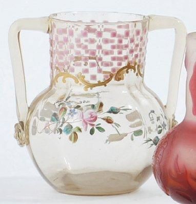 GALLÉ Émile (1846-1904) Petit vase à base sphérique et col cylindrique Épreuve d&hellip;