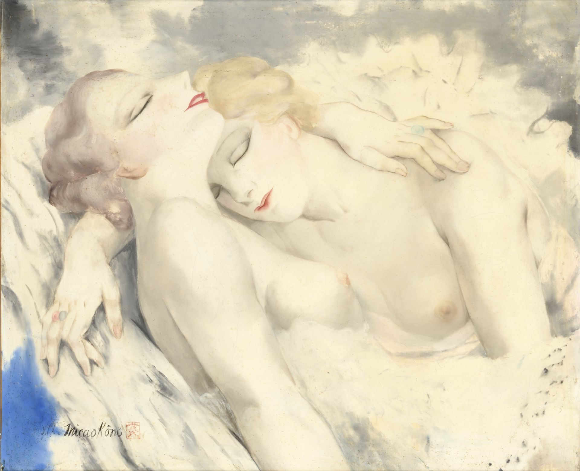 MICAO KONO (1876 - 1954) MICAO KONO (1876 - 1954)

LES DEUX AMIS

Huile sur toil&hellip;