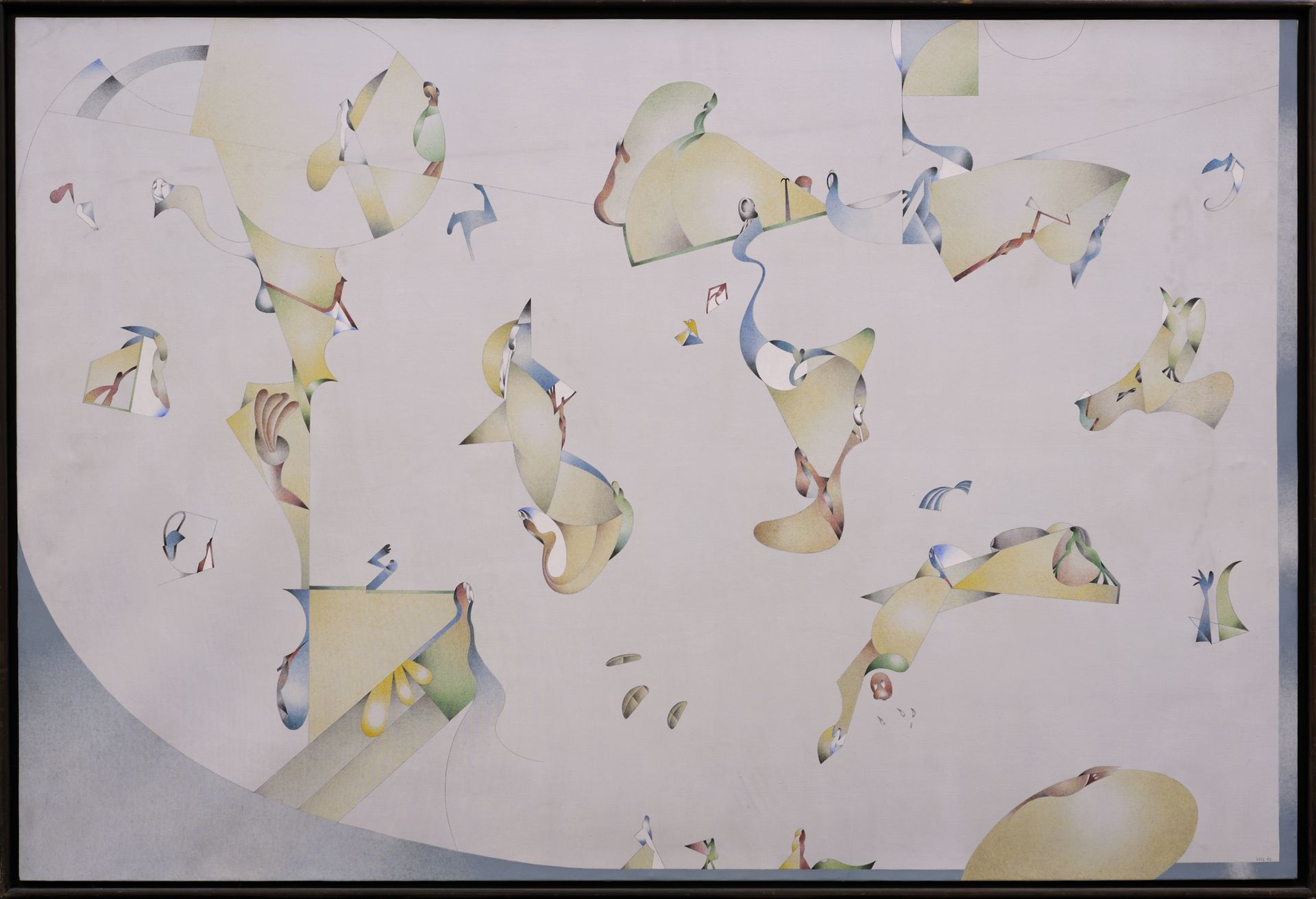 Jan Voss (né en 1936) 扬-沃斯（生于1936年

无名氏, 1972

布面油画，右下方有签名和日期。

195 x 290 厘米

出处&hellip;