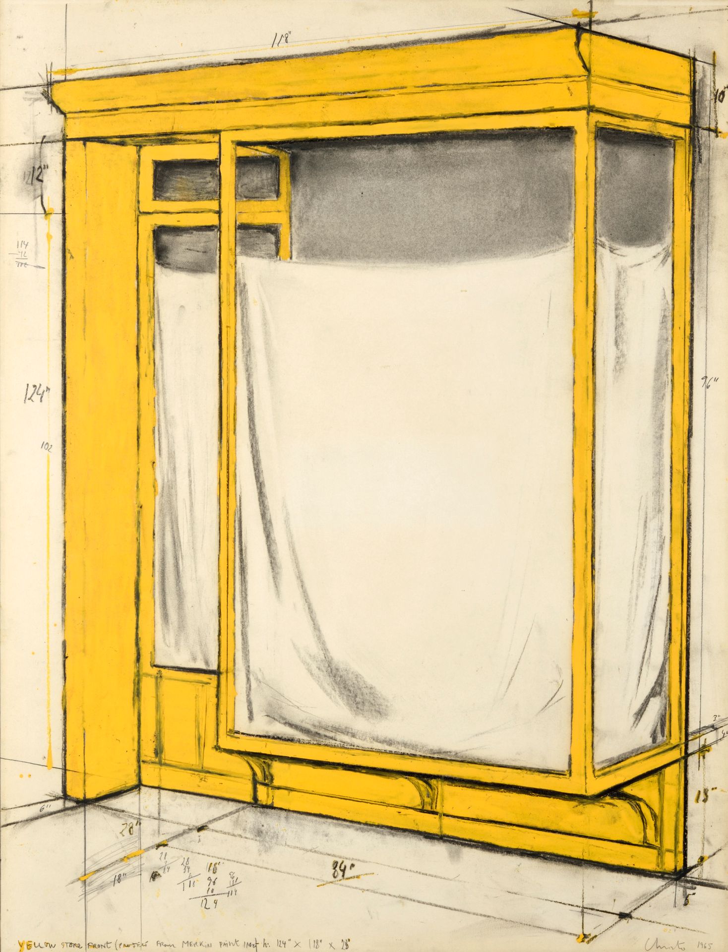 CHRISTO (1935 – 2020) CHRISTO (1935 – 2020)
YELLOW, STORE FRONT (PROJECT FROM ME&hellip;