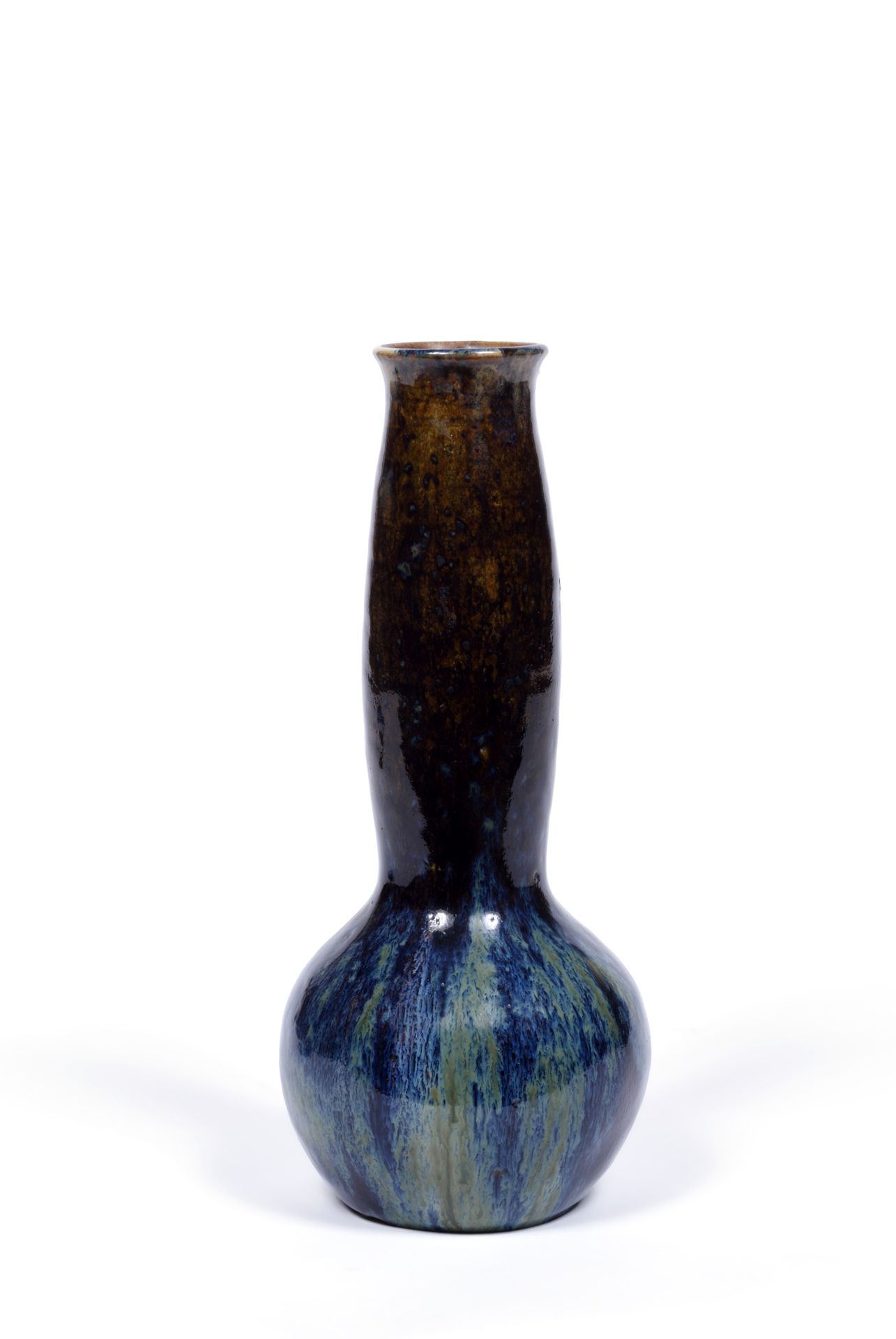 DALPAYRAT DALPAYRAT
Vase en grès émaillé, signé au revers
H : 24 cm