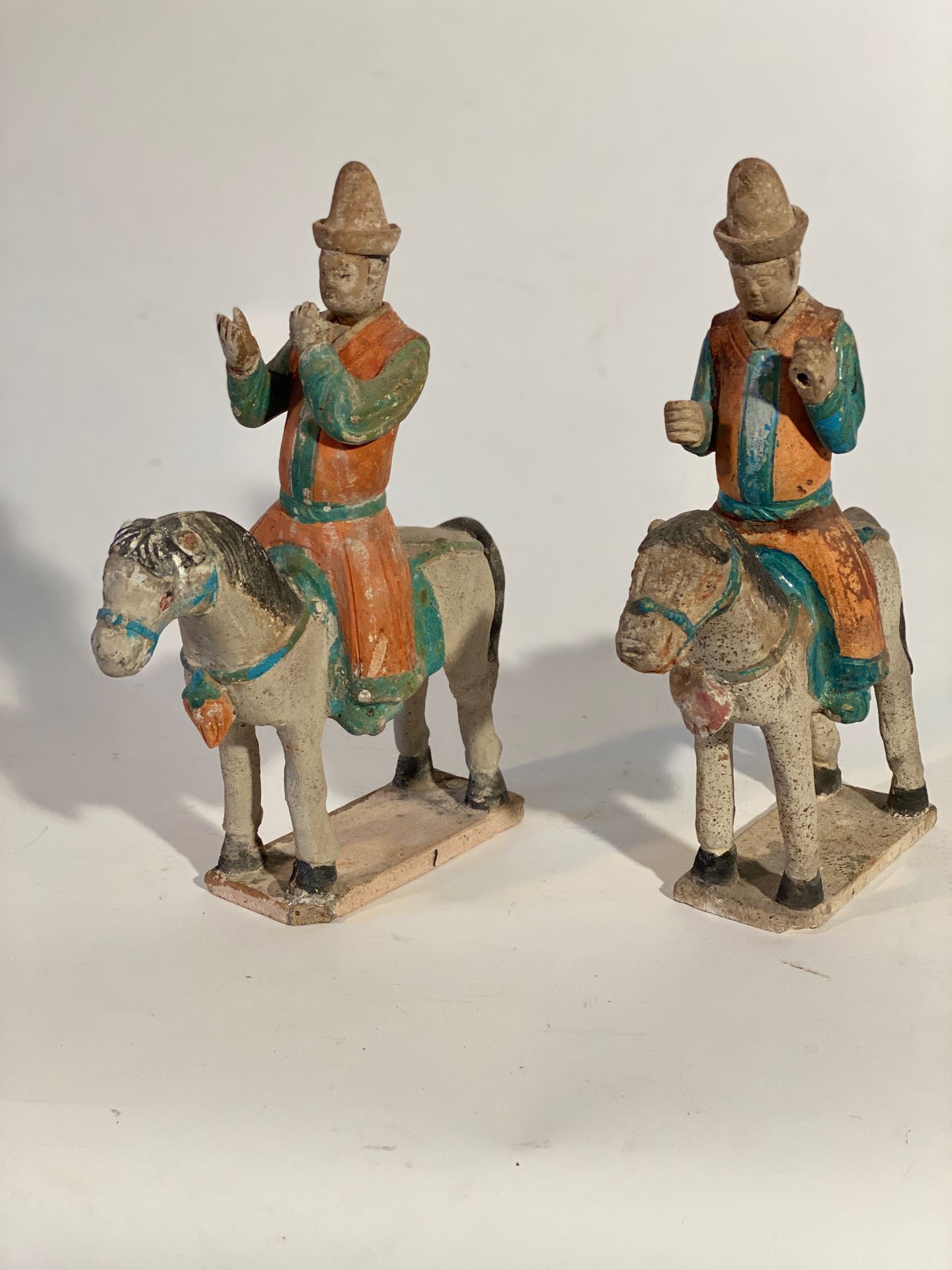 Null Deux cavaliers, musiciens
H : 33 cm