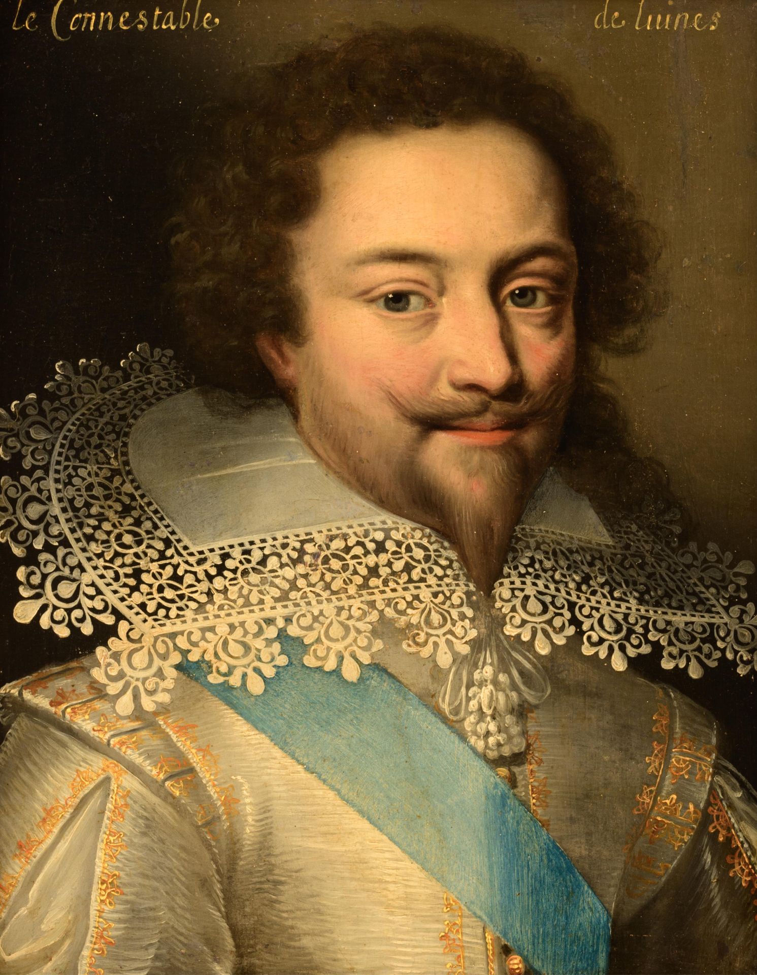 A portrait of Charles d'Albert, Le Connétable de Luynes, 17thC, 27,5 x 34,5 cm A&hellip;