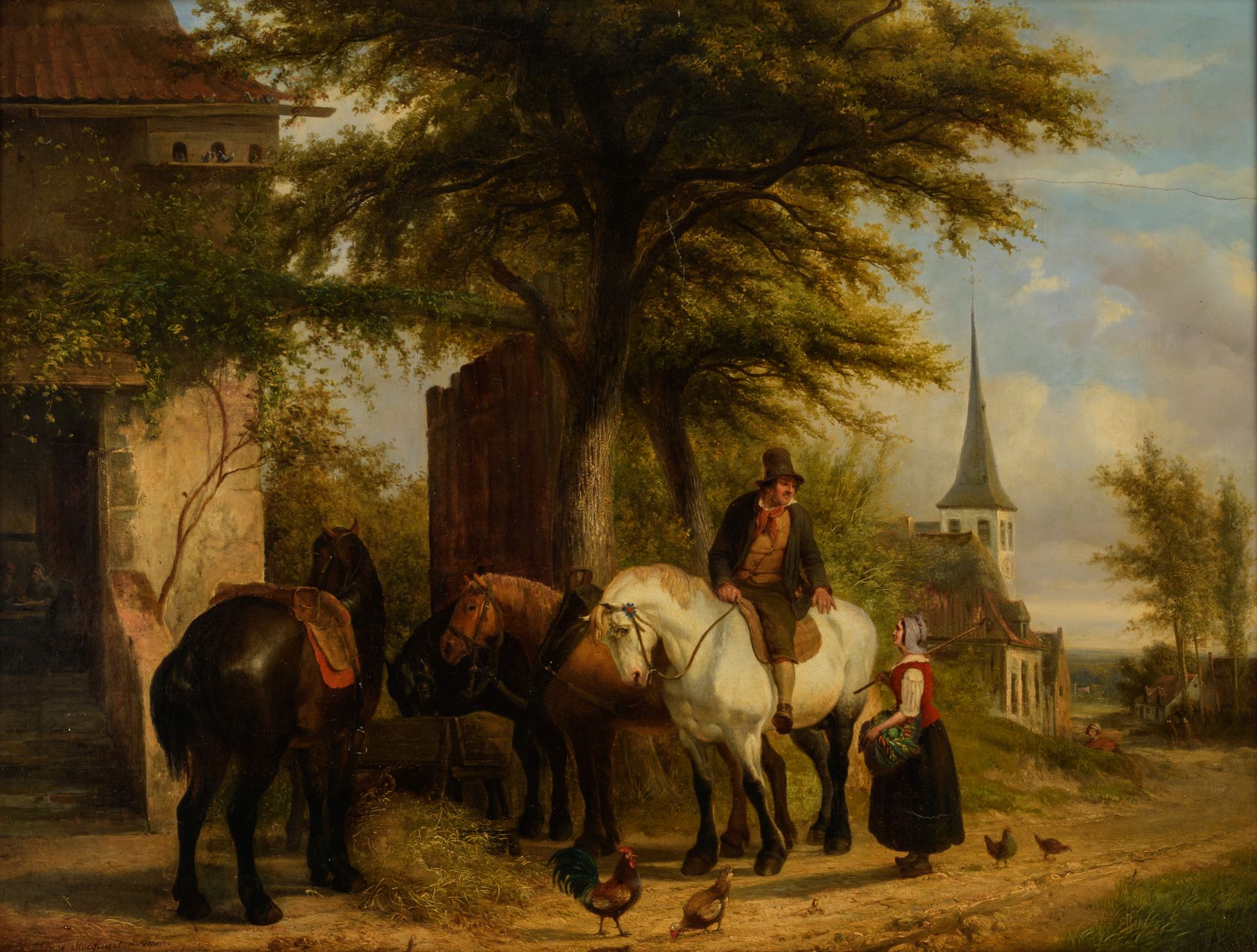Ildephonse Stocquart (1819-1889), 83 x 110 cm Ildephonse Stocquart (1819-1889), &hellip;