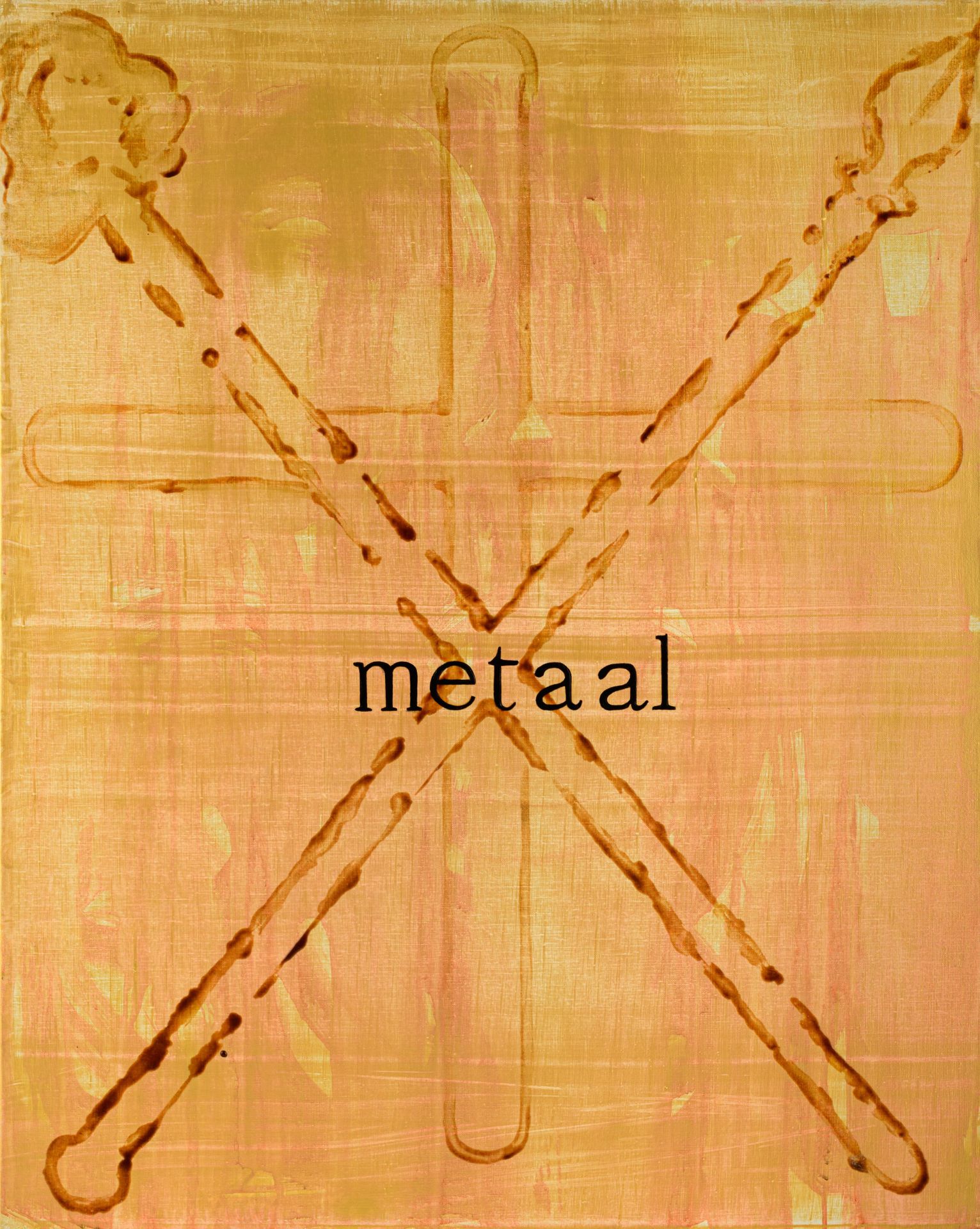 Marc Maet (1955-2000), 'Metaal', 1990, 80 x 100 cm Marc Maet (1955-2000), 'Metaa&hellip;