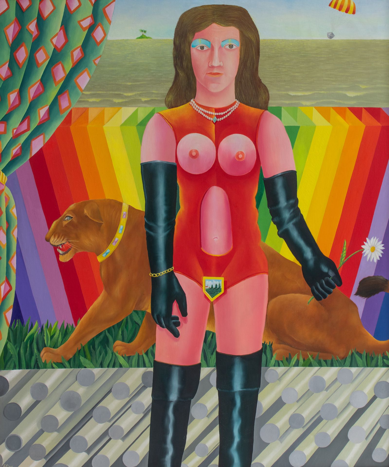 Etienne Elias (1936-2007), 'Dora', 1970, oil on canvas, 100 x 120 cm Etienne Eli&hellip;
