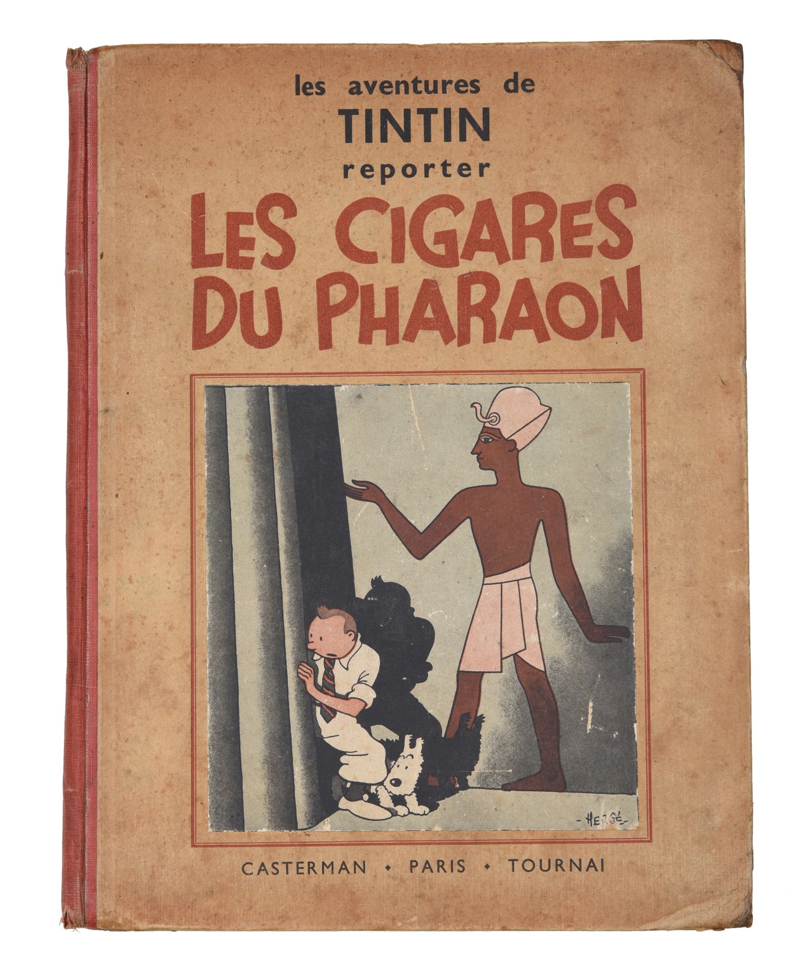 Herge (1907-1983), 'Les Aventures de Tintin reporter, Les Cigares du Pharaon', 1&hellip;