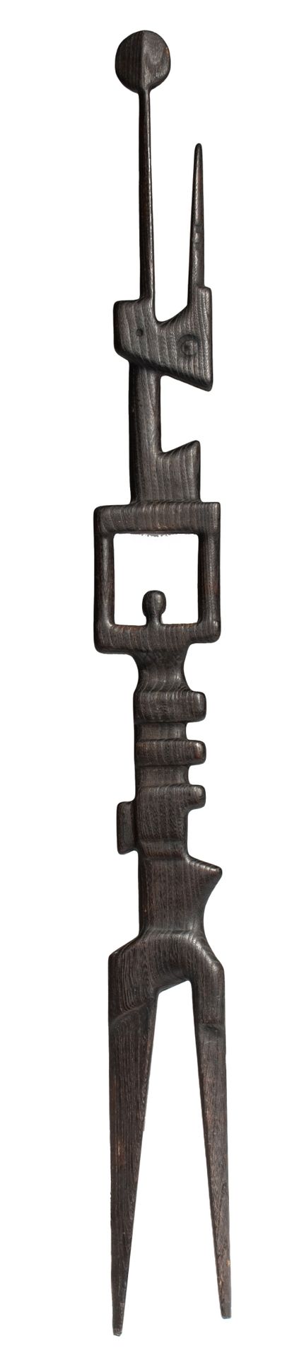 Ferdinand Vonck (1921-2010), untitled wall sculpture, ebonised wood, H 106 cm Fe&hellip;