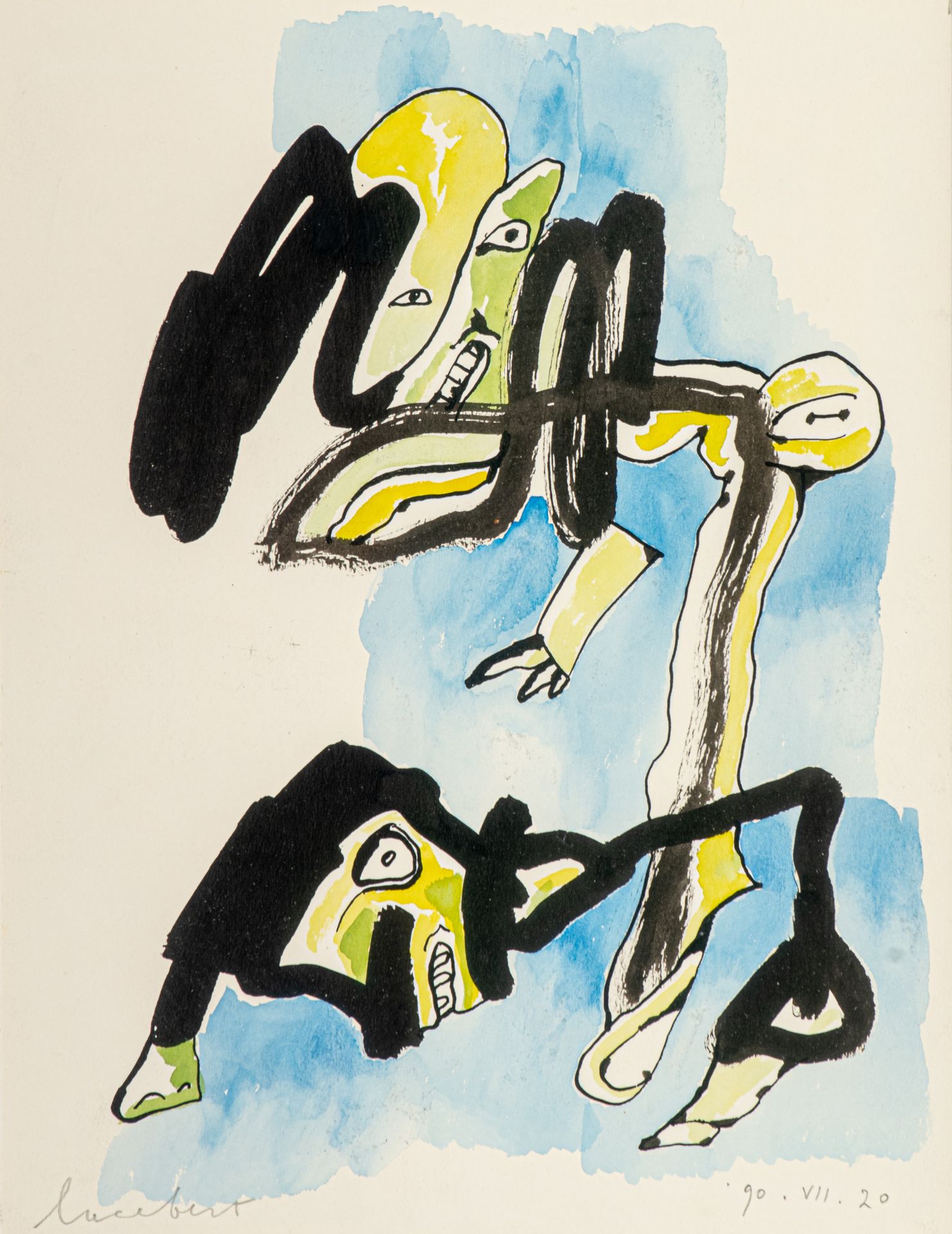 Lucebert (1924-1994), untitled, 1990, ink and watercolour, 23 x 30 cm Lucebert (&hellip;