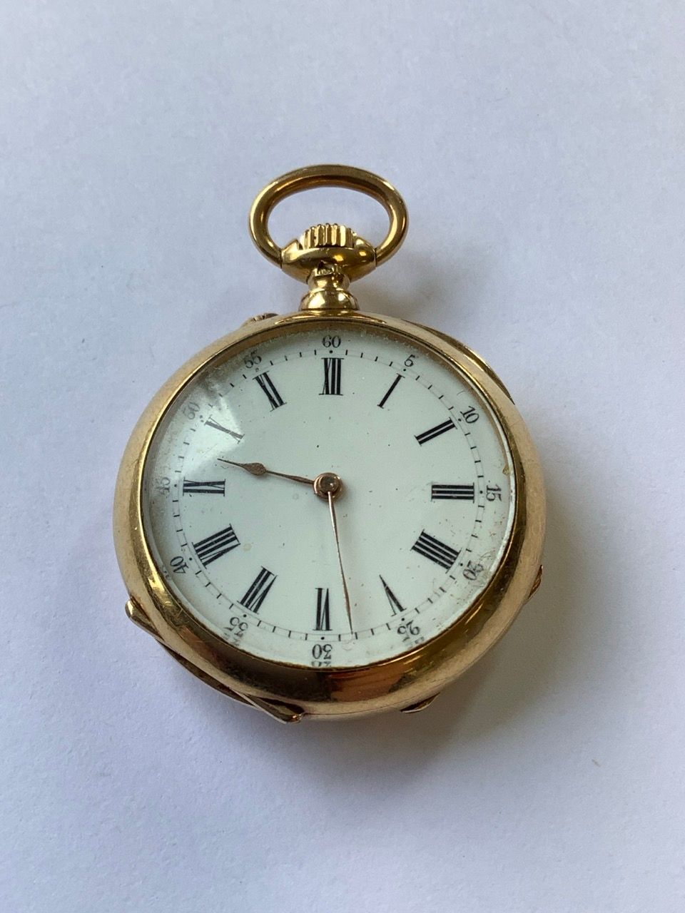 Null Pocket watch in 750 thousandths gold, gross weight: 22.30 g
Late 19th centu&hellip;