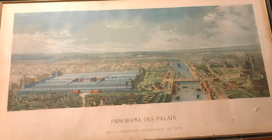 Null "Panorama des palais de l'exposition universelle de 1878"
Lithographie en c&hellip;
