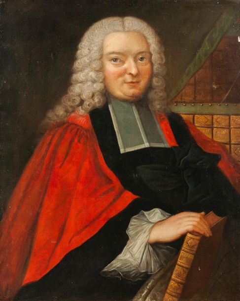 Null Ecole française Fin du XVIIIe siècle 
Portrait de magistrat
Huile sur toile&hellip;
