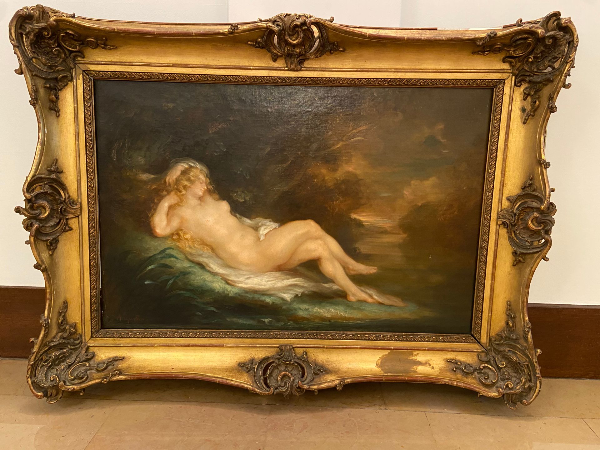 Null 路易斯-安奎坦 (1861-1932)

裸体

布面油画

左下方有签名

59 x 89厘米。

(痕迹、划痕、修复)