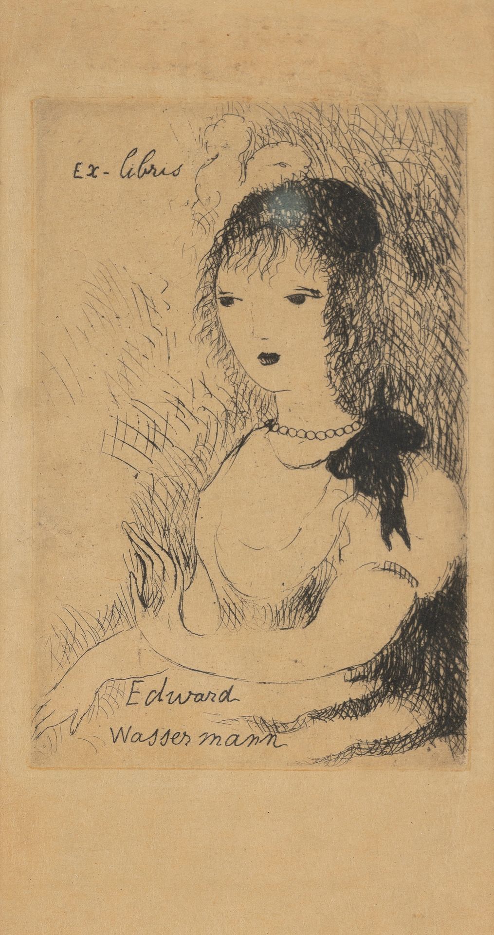 Null 在玛丽-劳伦琴（1883-1956）之后

爱德华-瓦瑟曼的前书信

用黑色打印。

视力：15×8厘米。