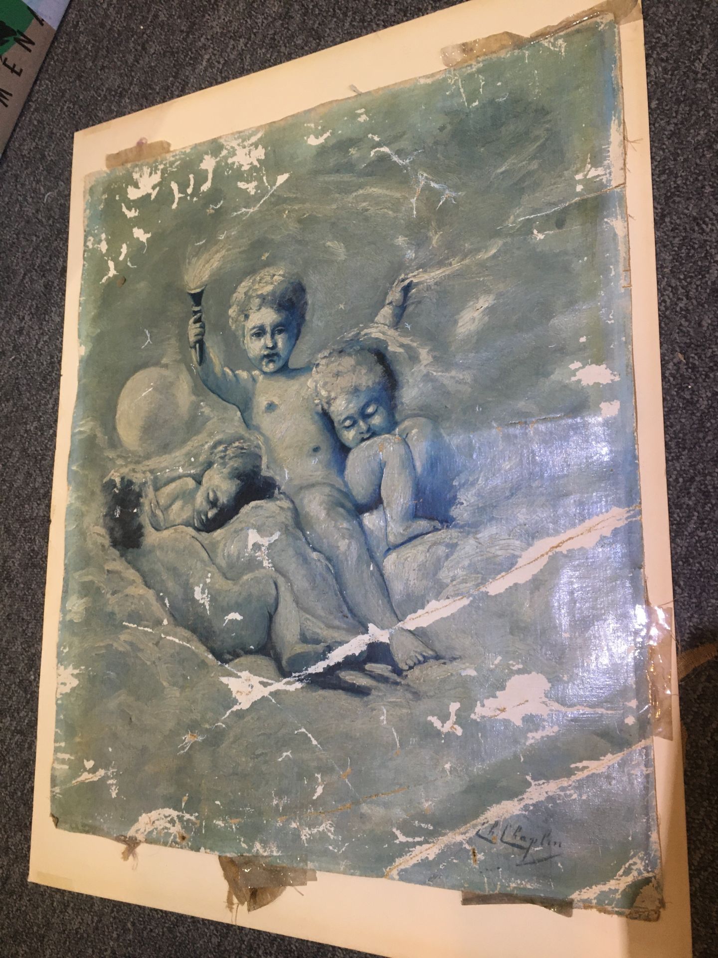 Null Charles Josuah CHAPLIN (1825-1891)

Putti

Grisaille sur toile sans chassis&hellip;