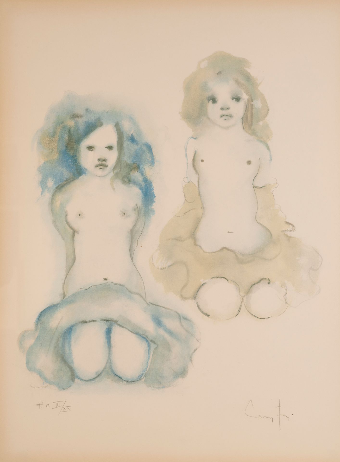 Null Leonor FINI (1907-1996)

Deux jeunes filles à genoux

Lithographie signée e&hellip;