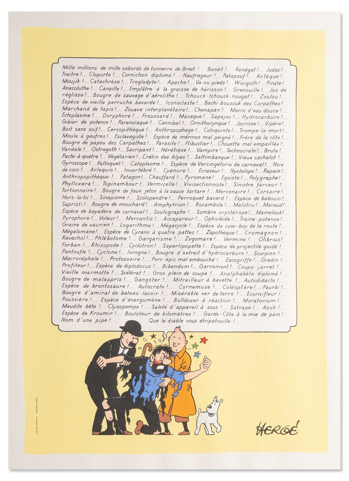 Null Tintin



HERGE / MOULINSART



Poster "Captain Haddock's swear words", Stu&hellip;