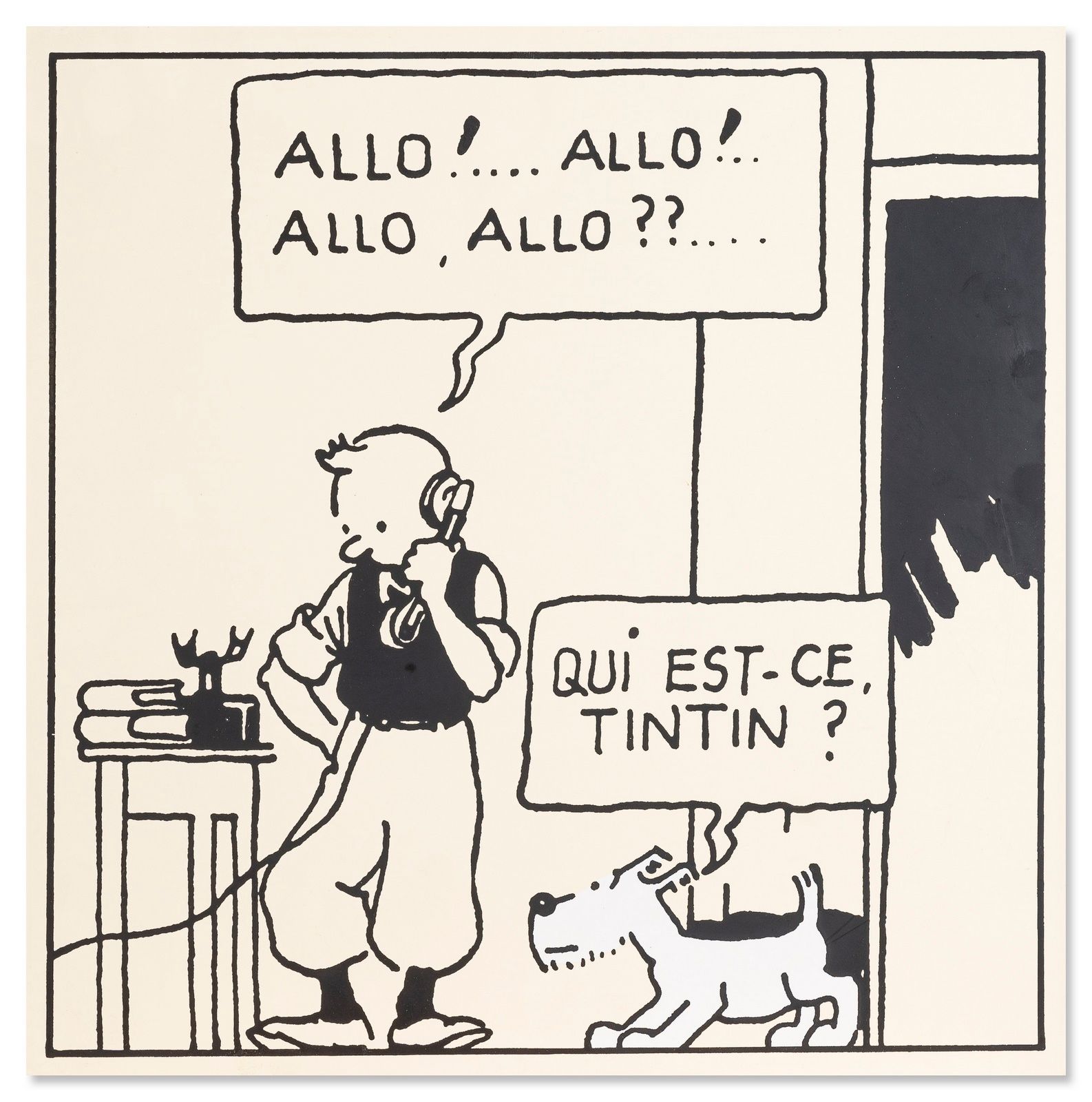 Null HERGE / BELGIAN ENAMEL



Tintin in America



Enamelled plate "Allo" (1993&hellip;