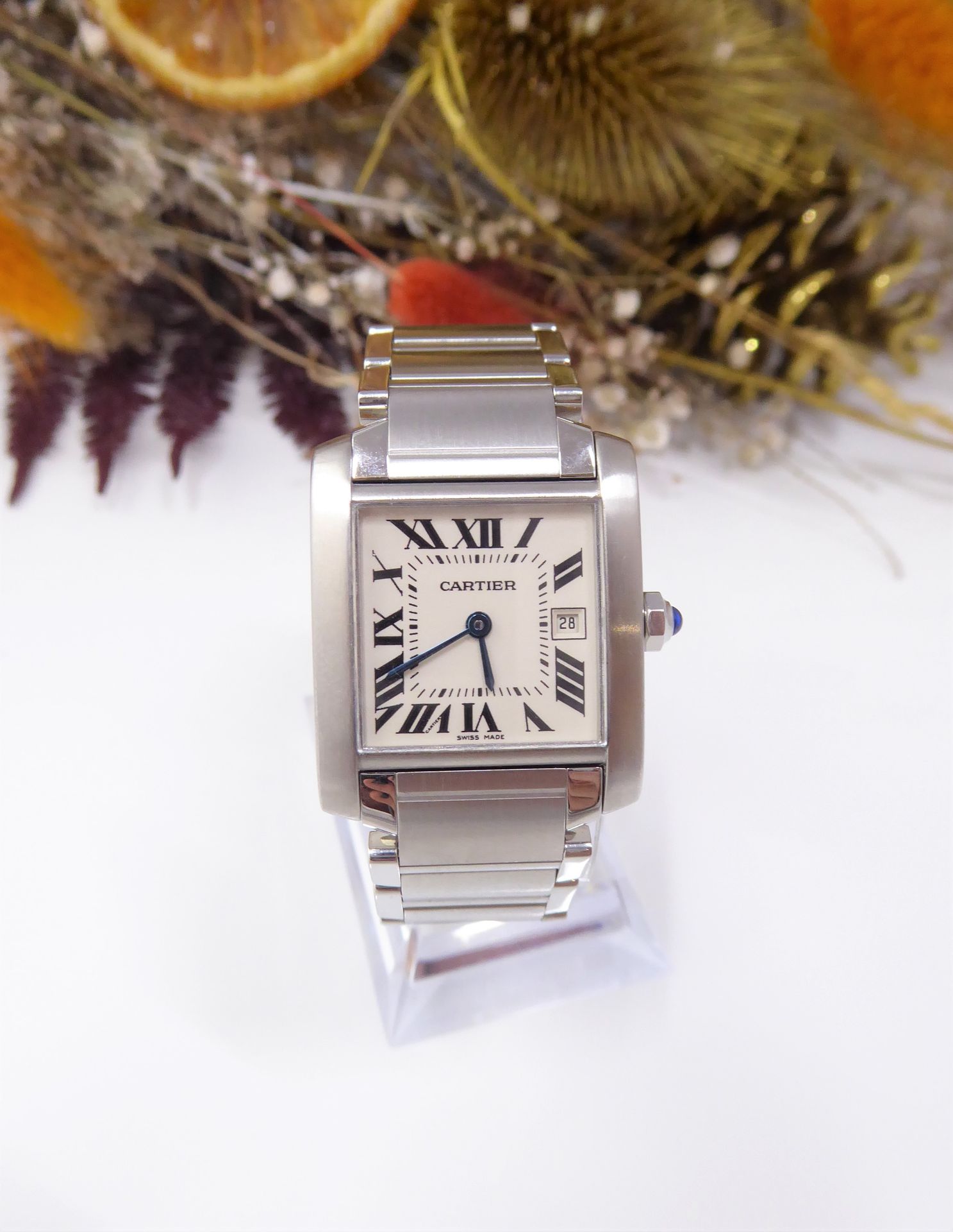 Null Cartier 
French tank 
Reference 2465

Steel city watch with quartz movement&hellip;