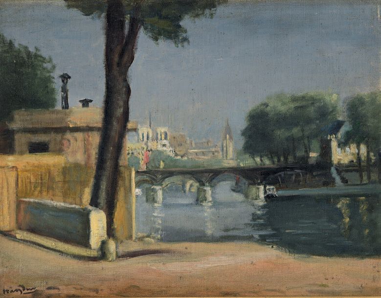 Henryk/Henri HAYDEN (Varsovie 1883-1970 Paris) Le Pont des Arts de Paris
Huile s&hellip;
