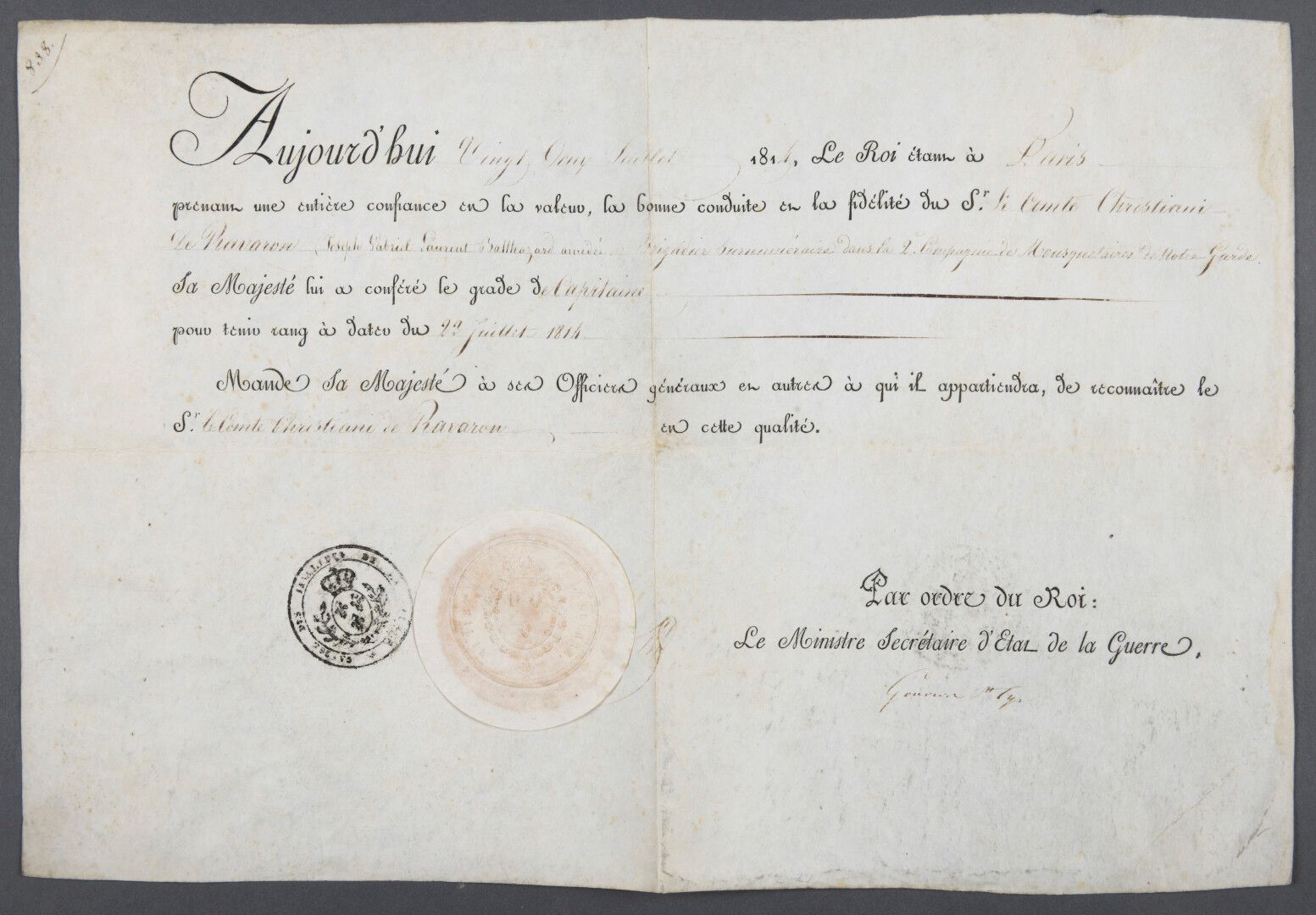 Null GOUVION-SAINT-CYR Laurent, marquis de [Toul, 1764 - Hyères, 1830], Marschal&hellip;