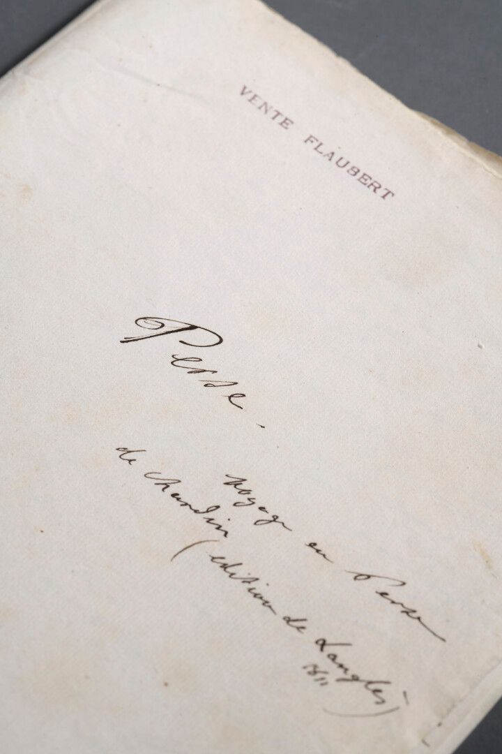 Null FLAUBERT Gustave [Rouen, 1821 - Croisset, 1880], French writer.

Autograph &hellip;