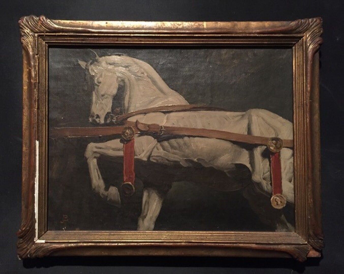 Null 让-保罗-劳伦斯(1838-1921)


白马


布面油画，左下方有字，背面是艺术家的遗孀献给Marius PETIT的，附有Marius PET&hellip;