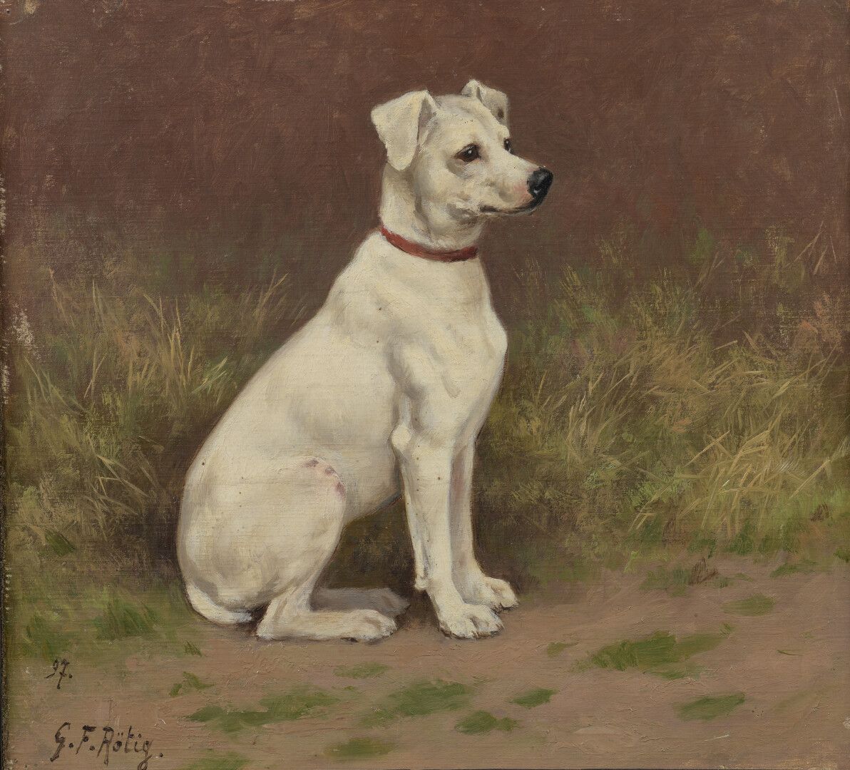 Null Georges Frédéric RÖTIG (1873-1961)


Seated Fox Terrier


Oil on canvas mou&hellip;