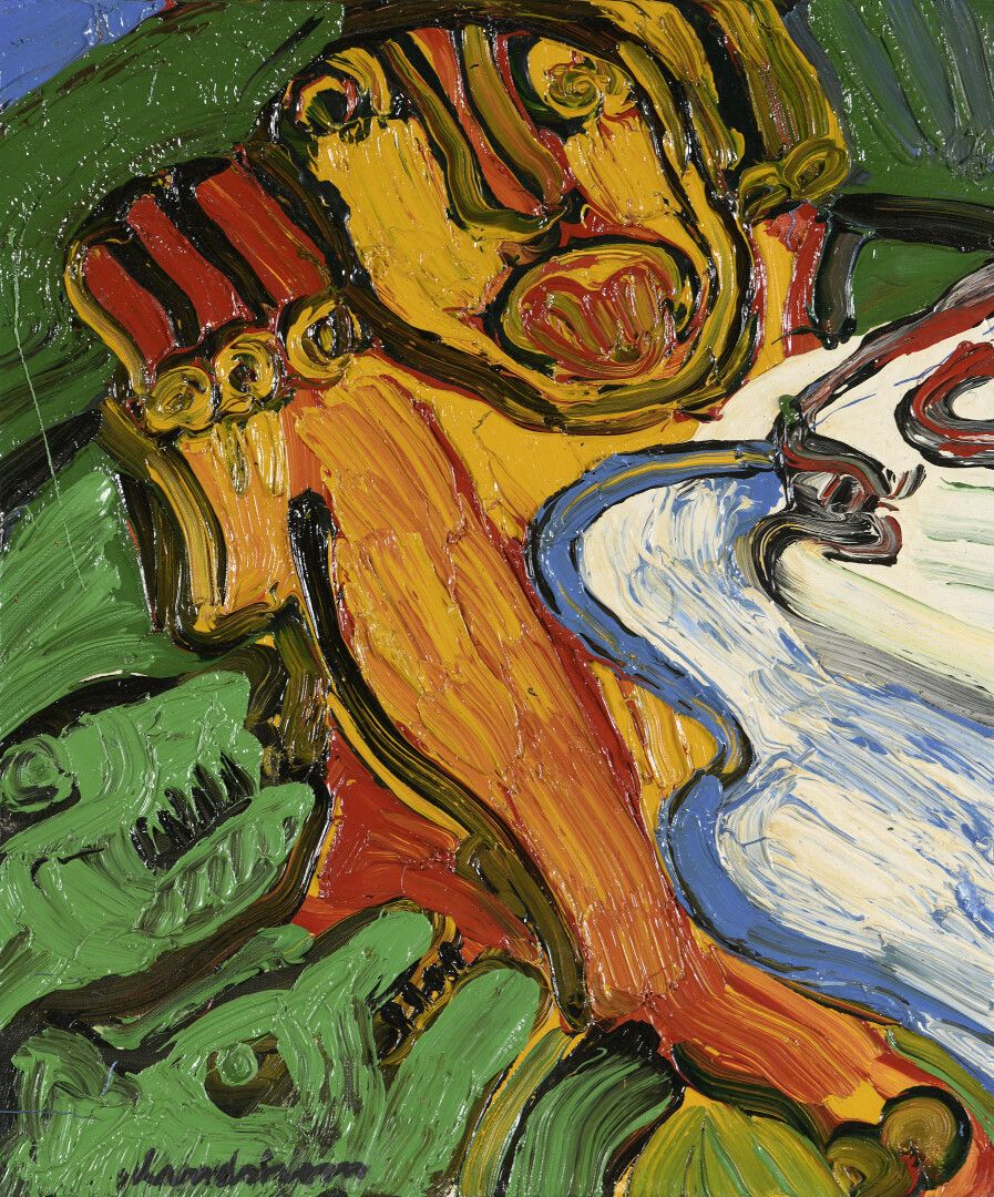 Null 
本特-林德斯特罗姆 (1925-2008)





角色





布面油画，左下方有签名。





55 x 46 厘米





在画框的背&hellip;