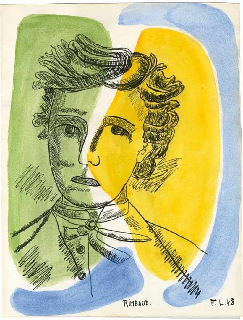 Null Fernand LÉGER


(Argentan, 1881 - Gif-sur-Yvette, 1955)


Rimbaud


Gouache&hellip;