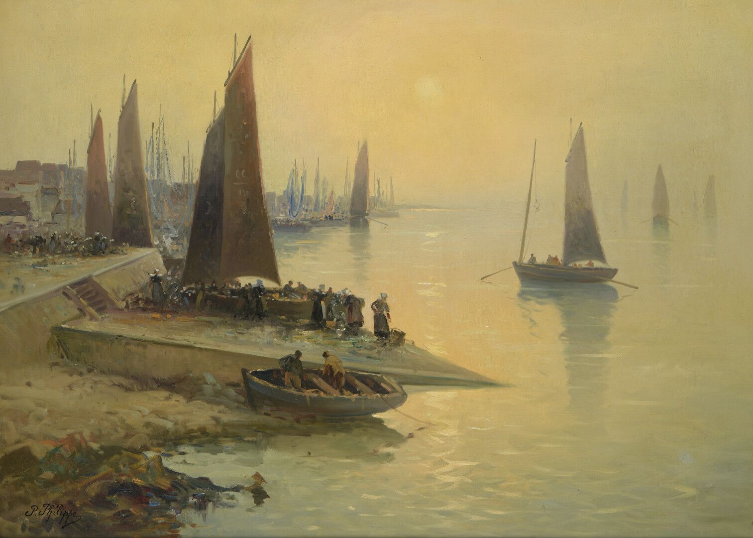 Null 保罗-菲利普 (1870-1930)


在布列塔尼举行


布面油画，左下方有签名。


65 x 92 cm
