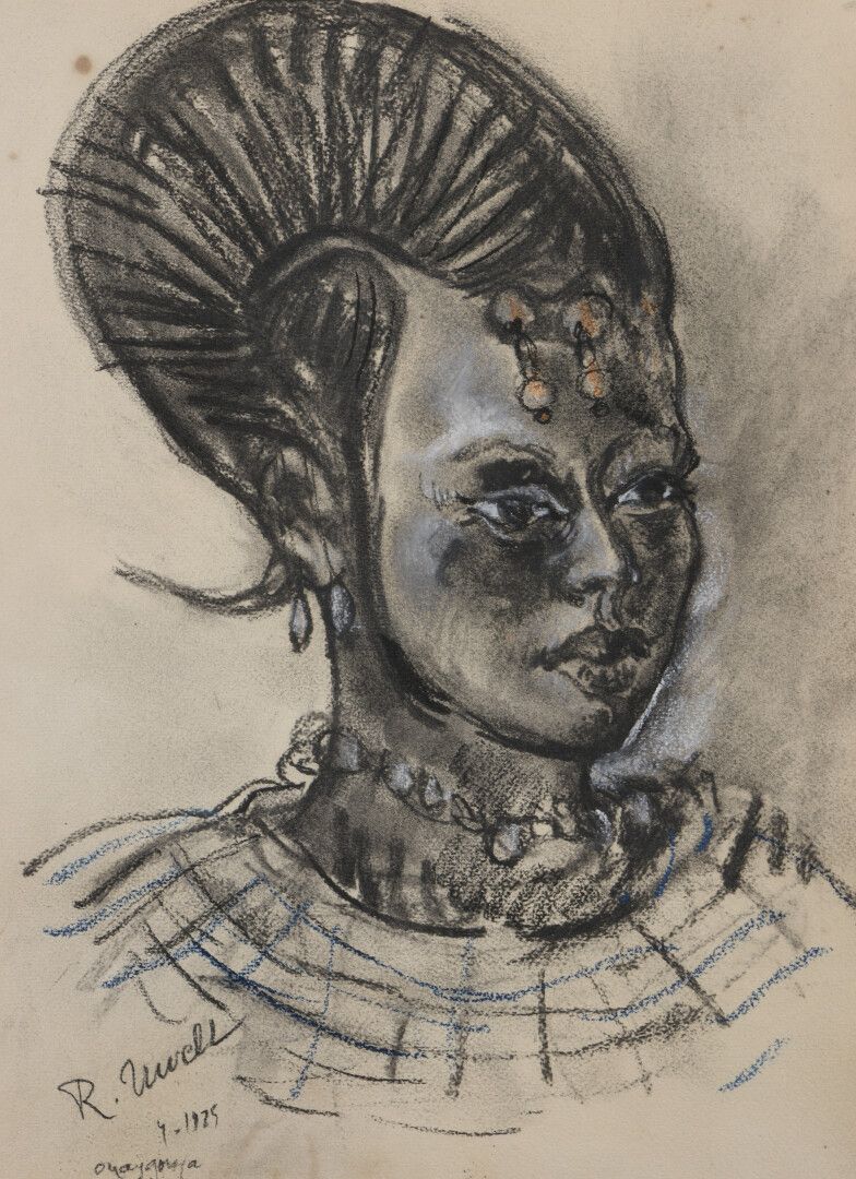 Null 罗杰-R-尼韦尔特（1899-1962年


来自瓦希古亚（布基纳法索）的妇女，1925年4月


纸上炭笔和粉彩，签名，日期为1925年4月，位于左&hellip;