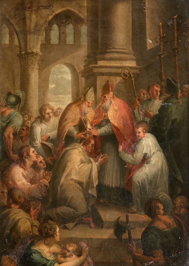 Null Guillaume BOICHOT

(Chalon-sur-Saône 1735 Paris 1814)

Le sacre de saint Ma&hellip;