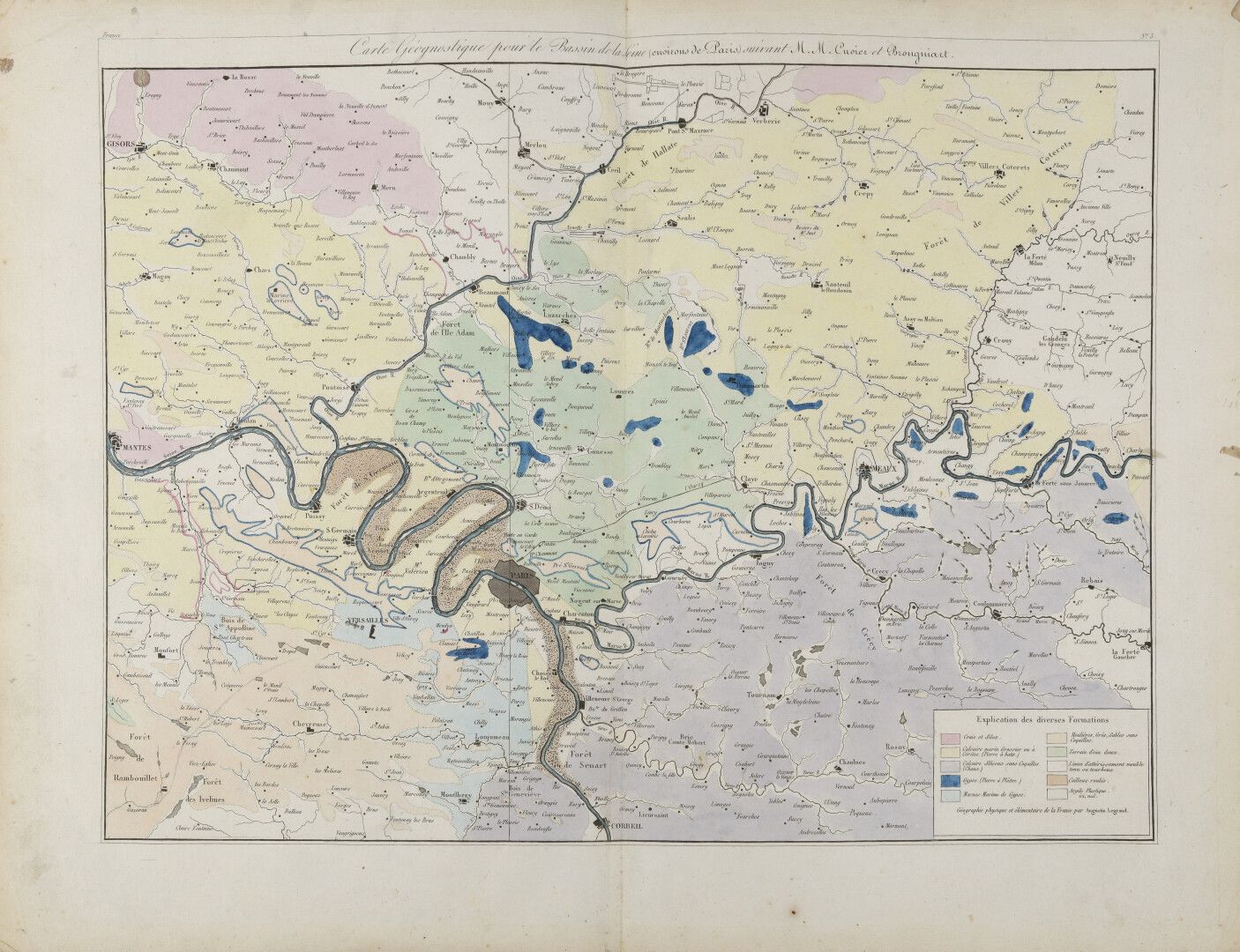 Null . ATLAS] - LEGRAND, Augustin - Atlas géographique et géologique des quatre &hellip;