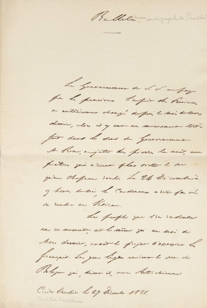 Null STENDHAL (Henri Beyle, dit) [Grenoble, 1783 - Paris, 1842], écrivain frança&hellip;