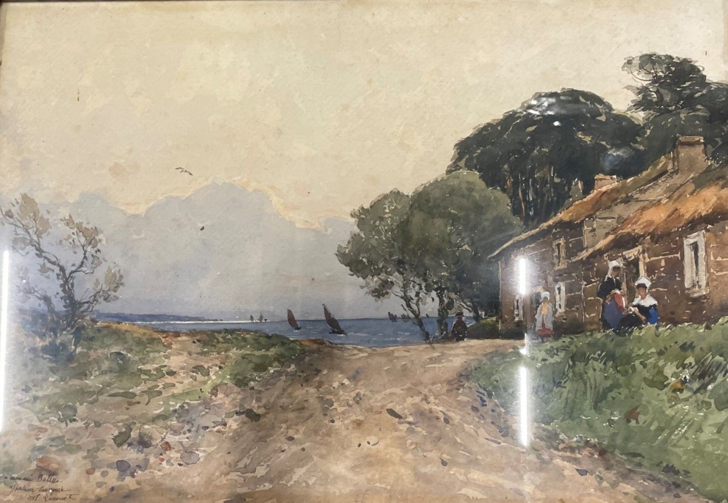 Null 保罗-勒科姆特(1842-1920)

靠近海滩的房子

左下角有签名和题词的水彩画

33,5 x 49 cm

污渍