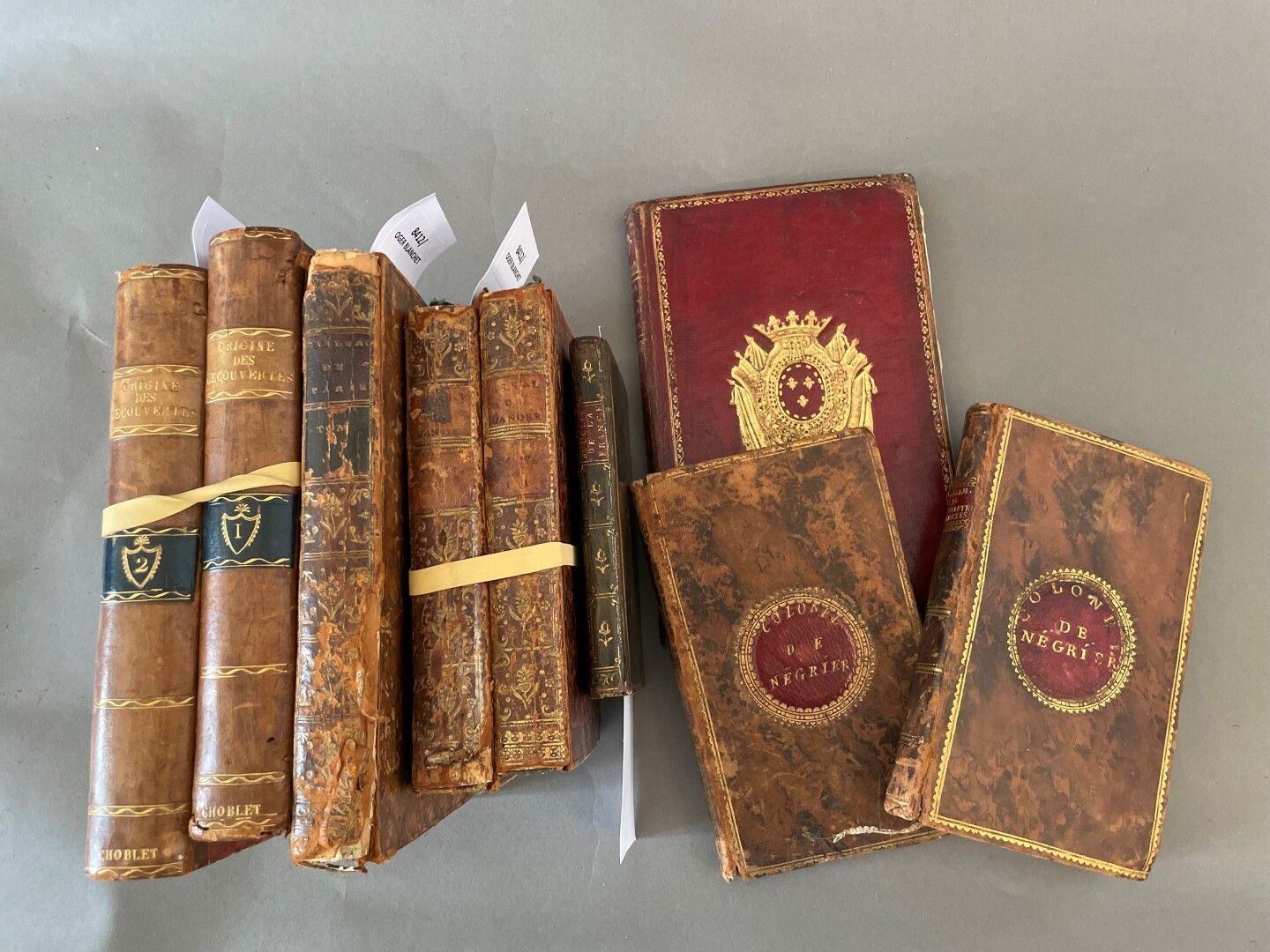 Null Box of various books from the 18th, 19th and 20th centuries.