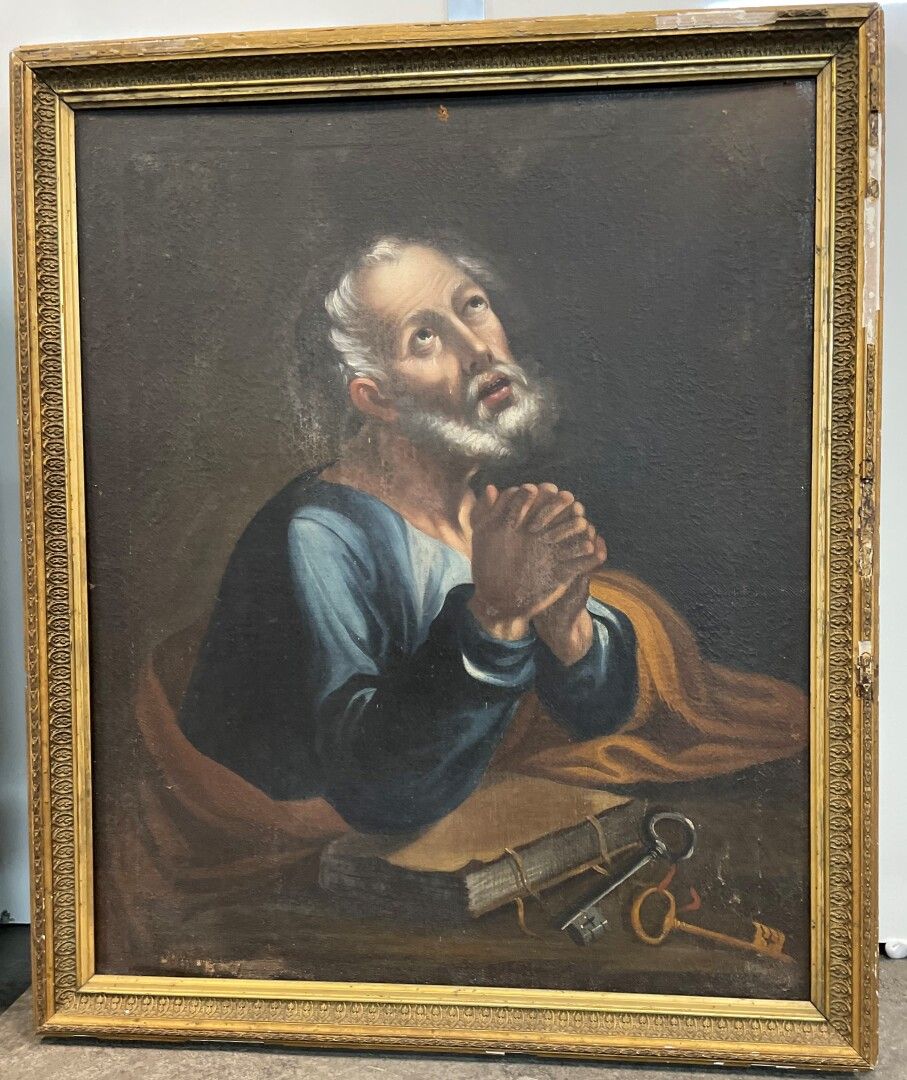 Null 18世纪的法国学校

圣彼得在祈祷

布面油画

76 x 62,5 cm

损坏和丢失的部件