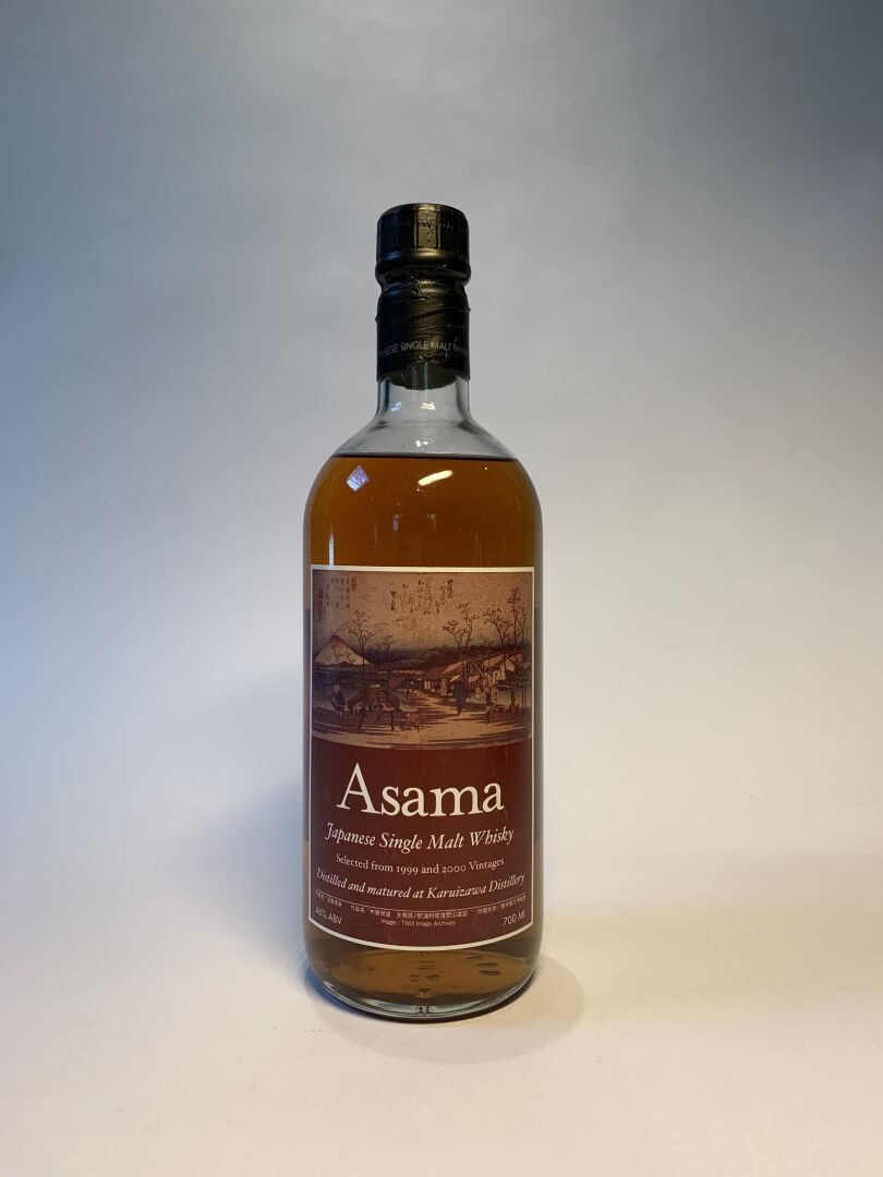 Null 1 bouteille de ASAMA Japanese Single Malt Whisky, 700 ml, 46 %, Selected fr&hellip;