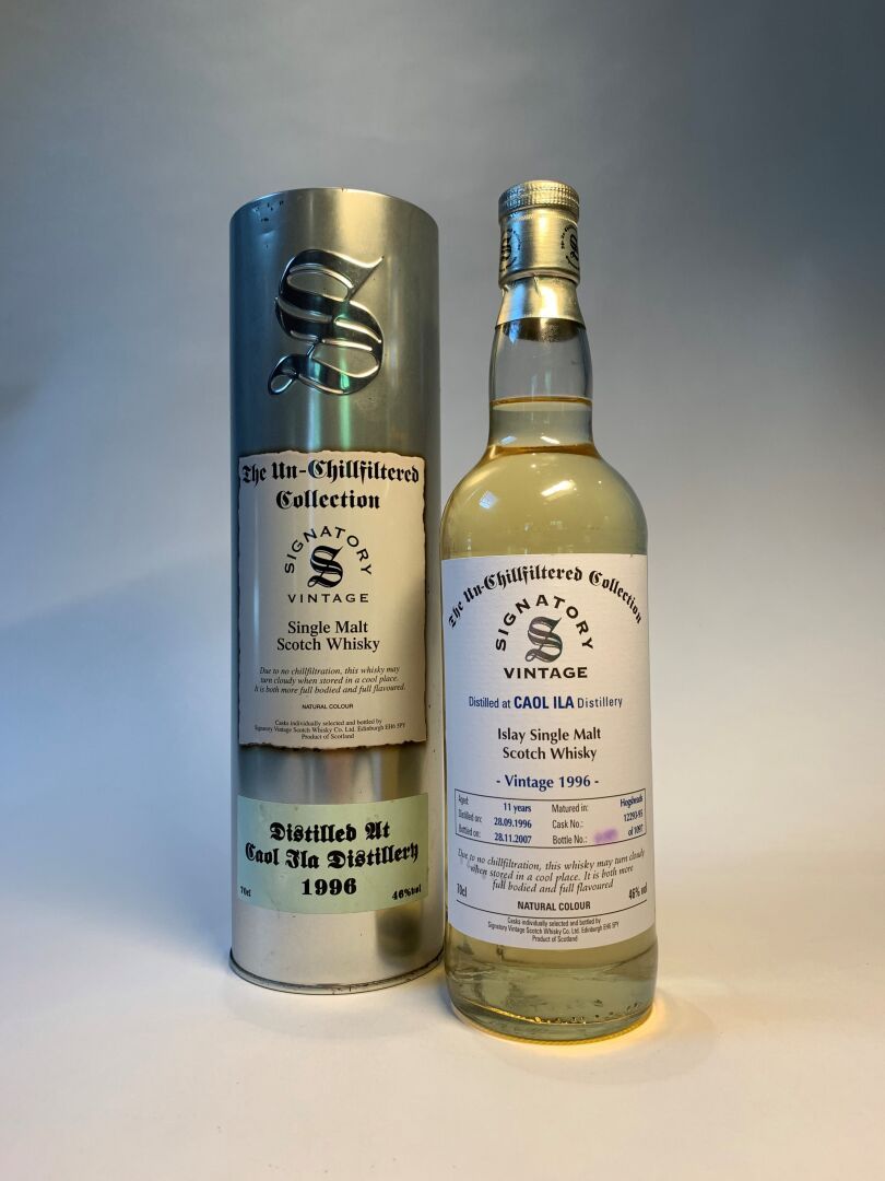 Null 2 bouteilles :

- 1 CAOL ILA 1996 Signatory Vintage, The Un-Chillfiltered C&hellip;