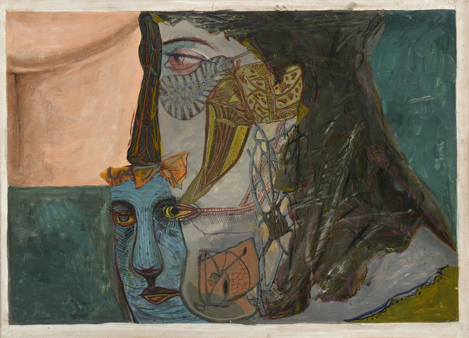 Null 亨利-朱利安（1907-1995）和诺-平（1912-1998）被称为SEIGLE。
绥靖主义
布面油画，背面有签名。
46 x 65厘米 
出处：
&hellip;