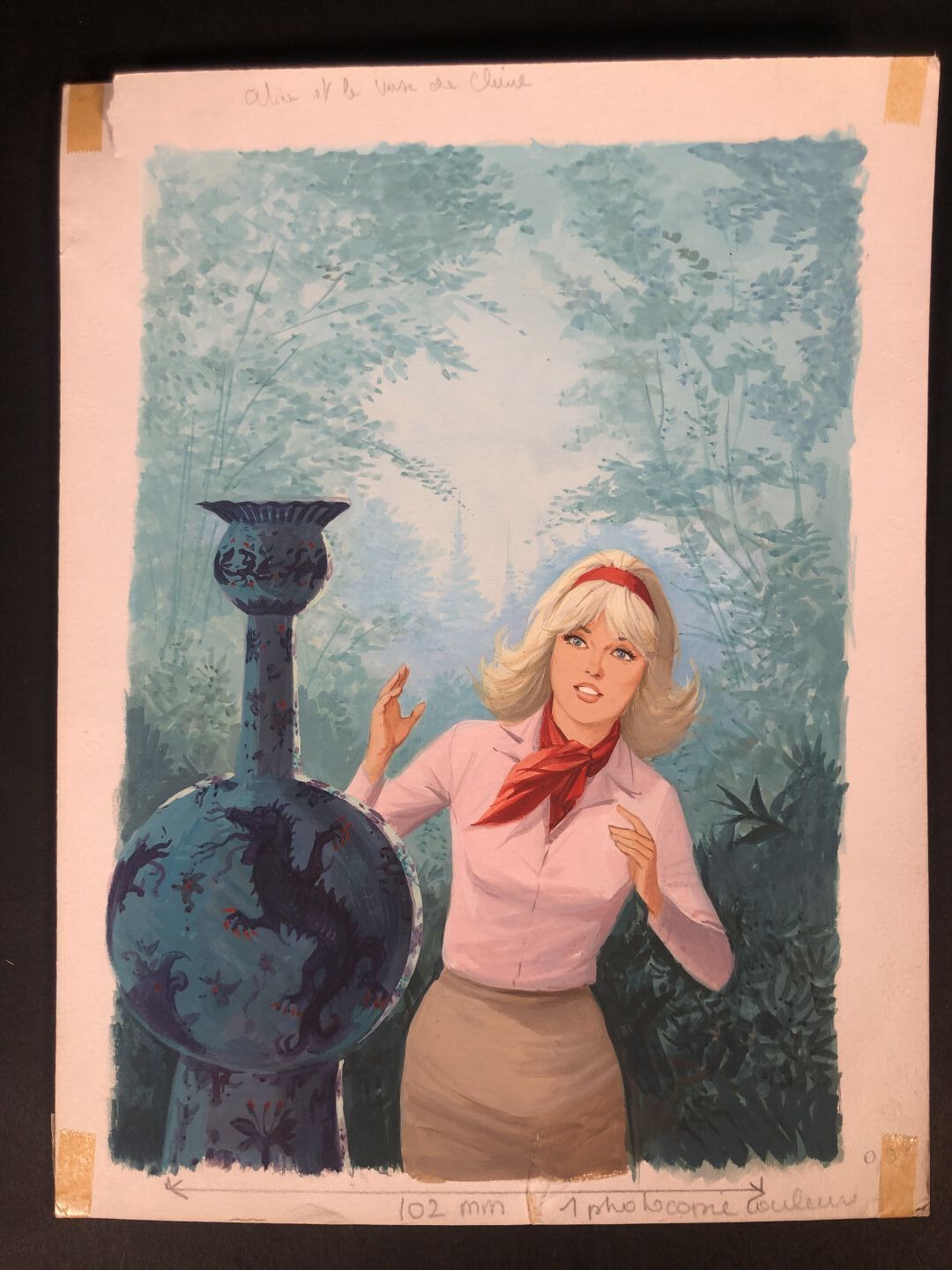 Null SIDOBRE, Jean (1924-1988)
Alice et le vase de Chine, ilustración original d&hellip;
