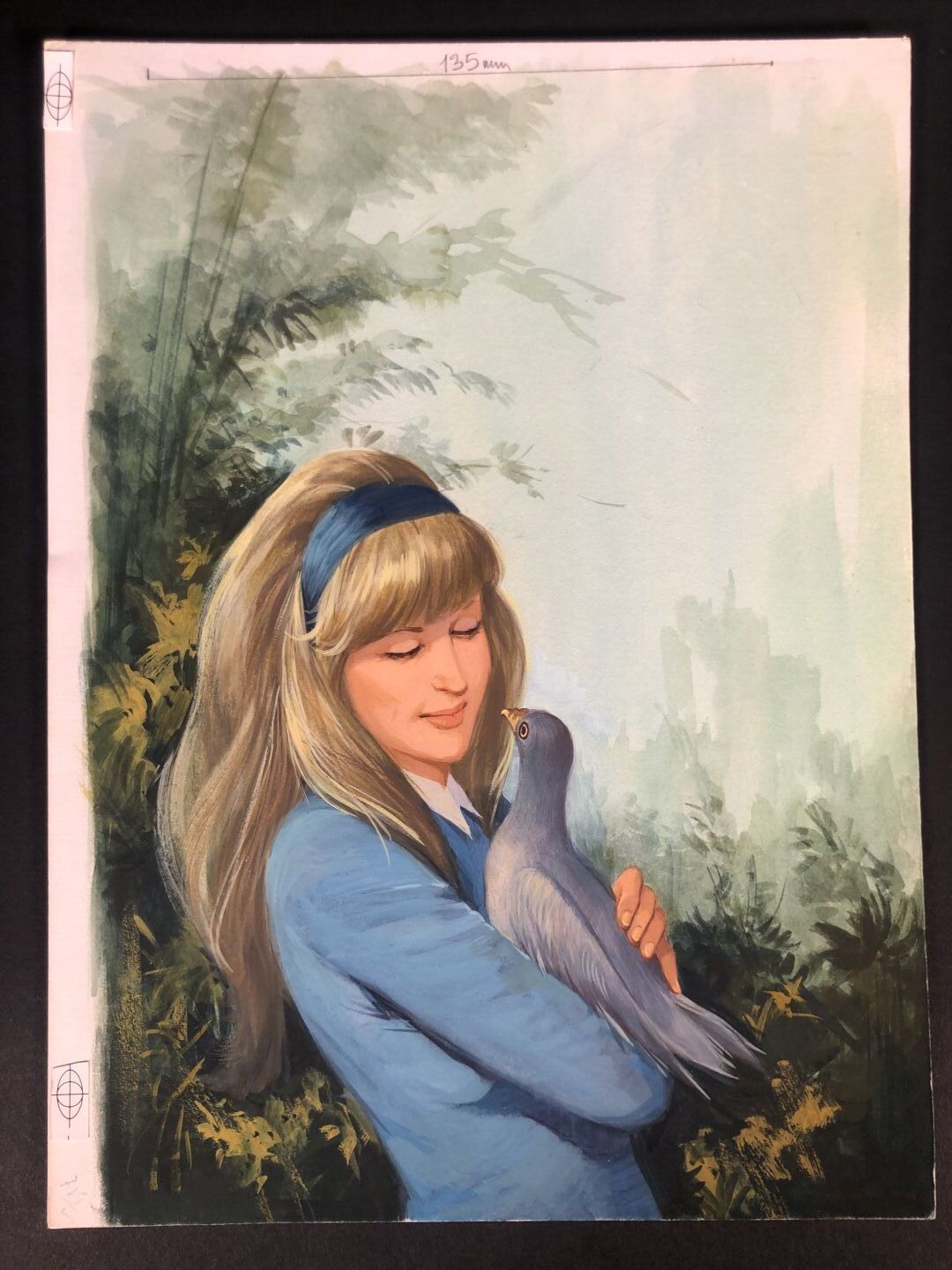 Null SIDOBRE, Jean (1924-1988)
Alice et le pigeon voyageur, illustration origina&hellip;
