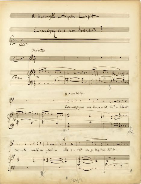 PIERNE Gabriel [Metz, 1863 - Ploujean, 1937], compositeur français.
Manuscrit mu&hellip;
